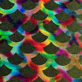 Poly Spandex Rainbow Foggy Mermaid Fabric