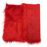 Tinsel Sparkle Glitter Long Pile Shaggy Faux Fur Fabric - 100 Percent Polyester Fabric, Multi Color, 60" Width, 2.5-3" Pile Length (1 Yard)