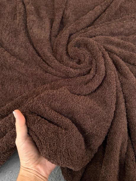 Brown Terry Cloth Knit