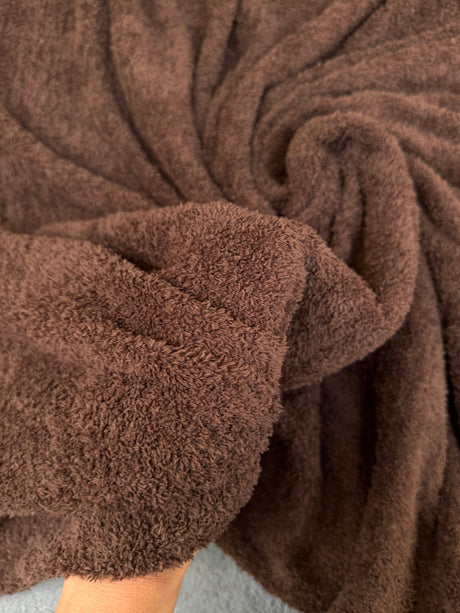 Brown Terry Cloth Knit