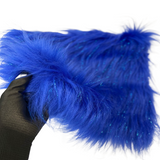 Tinsel Sparkle Glitter Long Pile Shaggy Faux Fur Fabric - 100 Percent Polyester Fabric, Multi Color, 60" Width, 2.5-3" Pile Length (1 Yard)