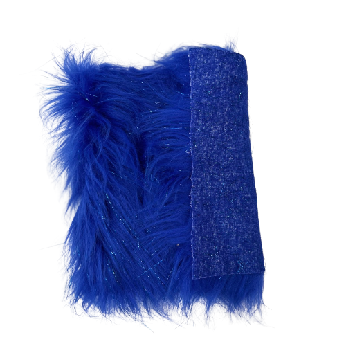 Tinsel Sparkle Glitter Long Pile Shaggy Faux Fur Fabric - 100 Percent Polyester Fabric, Multi Color, 60" Width, 2.5-3" Pile Length (1 Yard)