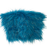 Tinsel Sparkle Glitter Long Pile Shaggy Faux Fur Fabric - 100 Percent Polyester Fabric, Multi Color, 60" Width, 2.5-3" Pile Length (1 Yard)