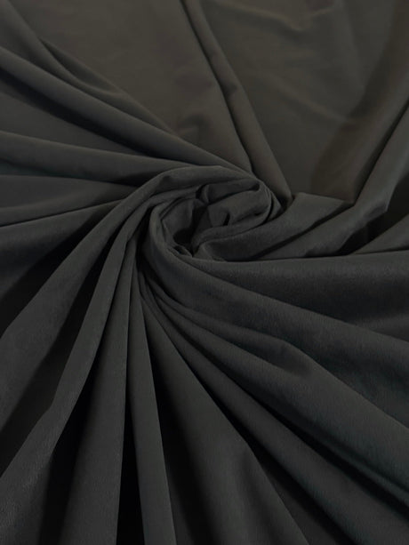 Charcoal 4-Way Stretch Techno Suede