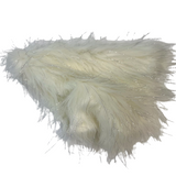Tinsel Sparkle Glitter Long Pile Shaggy Faux Fur Fabric - 100 Percent Polyester Fabric, Multi Color, 60" Width, 2.5-3" Pile Length (1 Yard)