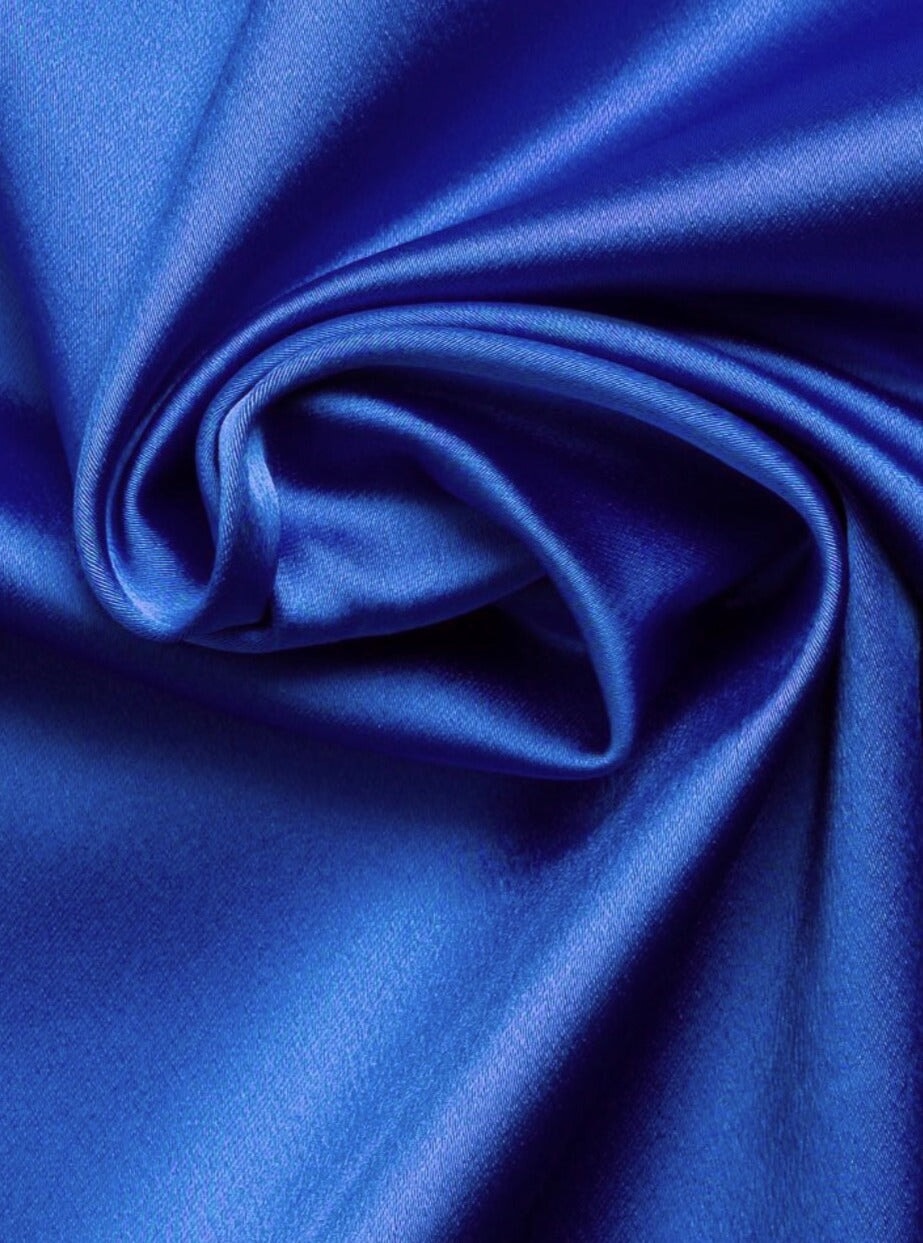 Royal Blue Satin