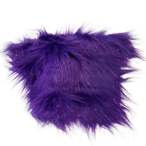 Tinsel Sparkle Glitter Long Pile Shaggy Faux Fur Fabric - 100 Percent Polyester Fabric, Multi Color, 60" Width, 2.5-3" Pile Length (1 Yard)