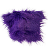 Tinsel Sparkle Glitter Long Pile Shaggy Faux Fur Fabric - 100 Percent Polyester Fabric, Multi Color, 60" Width, 2.5-3" Pile Length (1 Yard)