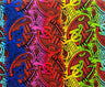 Rayon Poplin Polynesian Tribal Tattoo Design Fabric