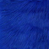 Tinsel Sparkle Glitter Long Pile Shaggy Faux Fur Fabric - 100 Percent Polyester Fabric, Multi Color, 60" Width, 2.5-3" Pile Length (1 Yard)