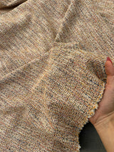 Stretch Chenille Tweed Beige Taupe