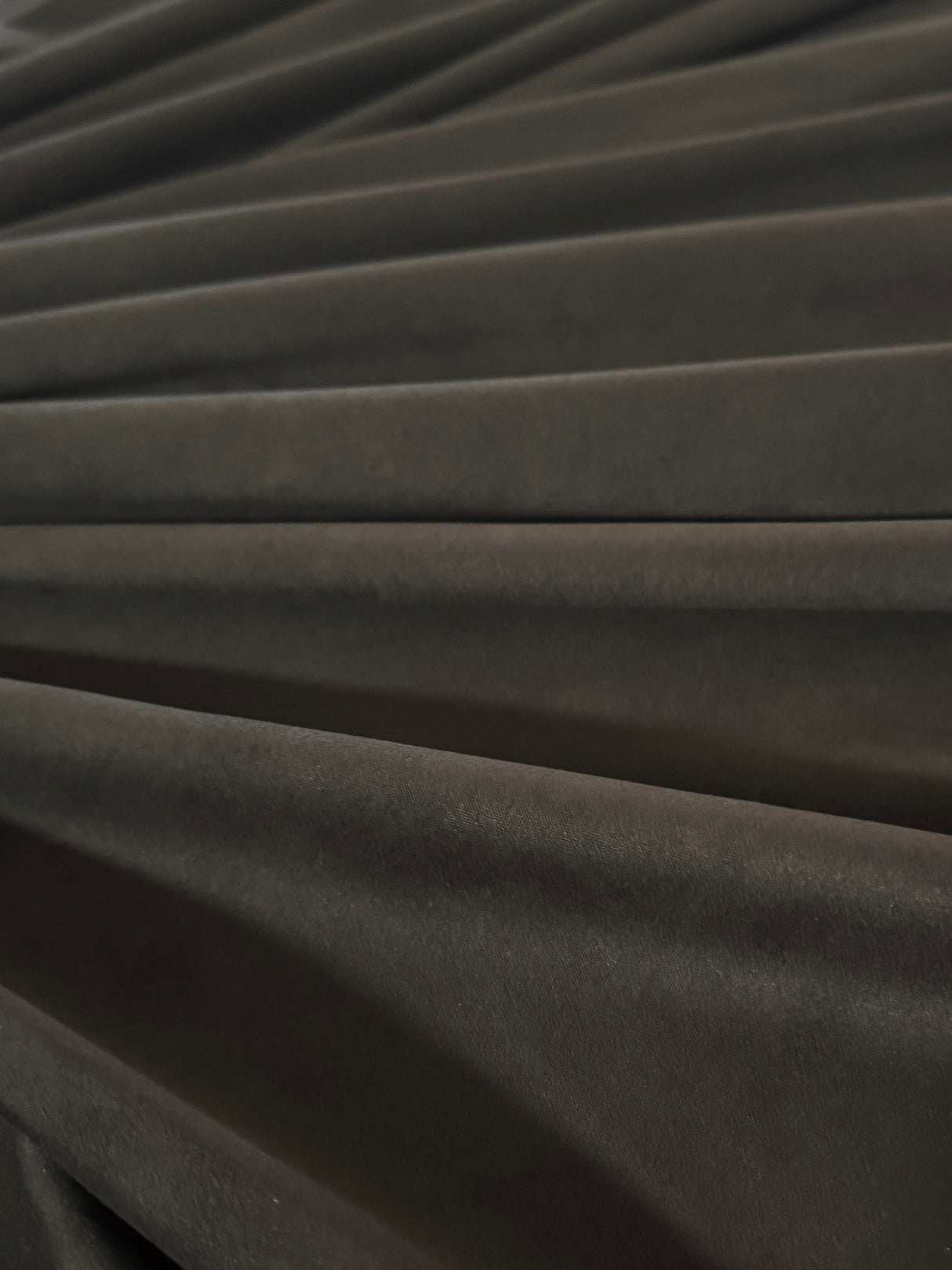 Charcoal 4-Way Stretch Techno Suede