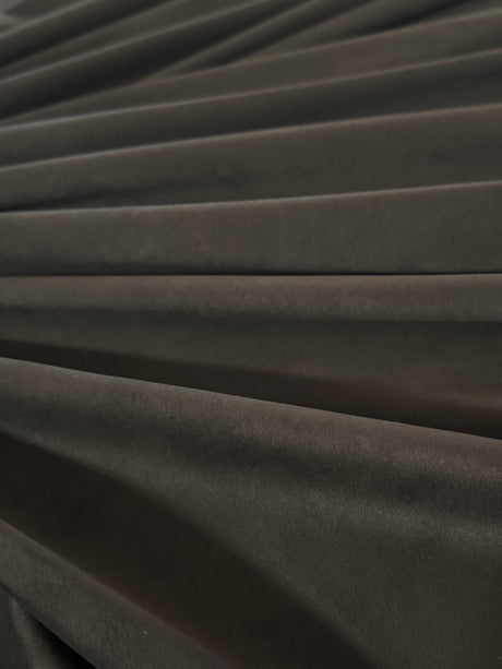 Charcoal 4-Way Stretch Techno Suede