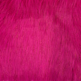 Tinsel Sparkle Glitter Long Pile Shaggy Faux Fur Fabric - 100 Percent Polyester Fabric, Multi Color, 60" Width, 2.5-3" Pile Length (1 Yard)