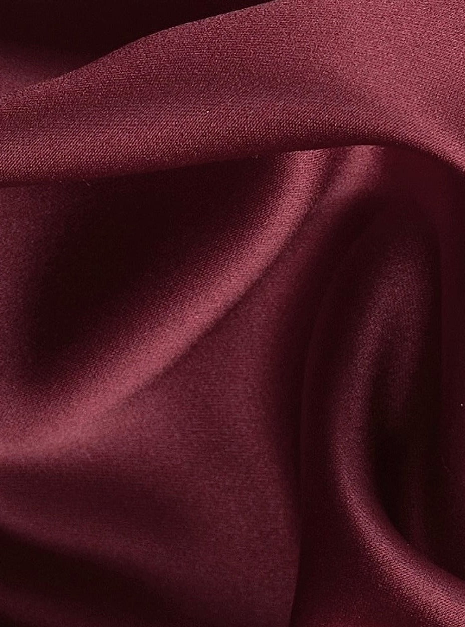 Burgundy Satin