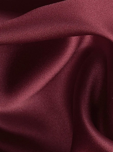 Burgundy Satin