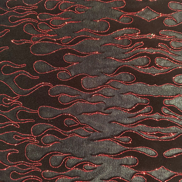 Glitter Mesh Fabric 4-Way Stretch Nylon Spandex