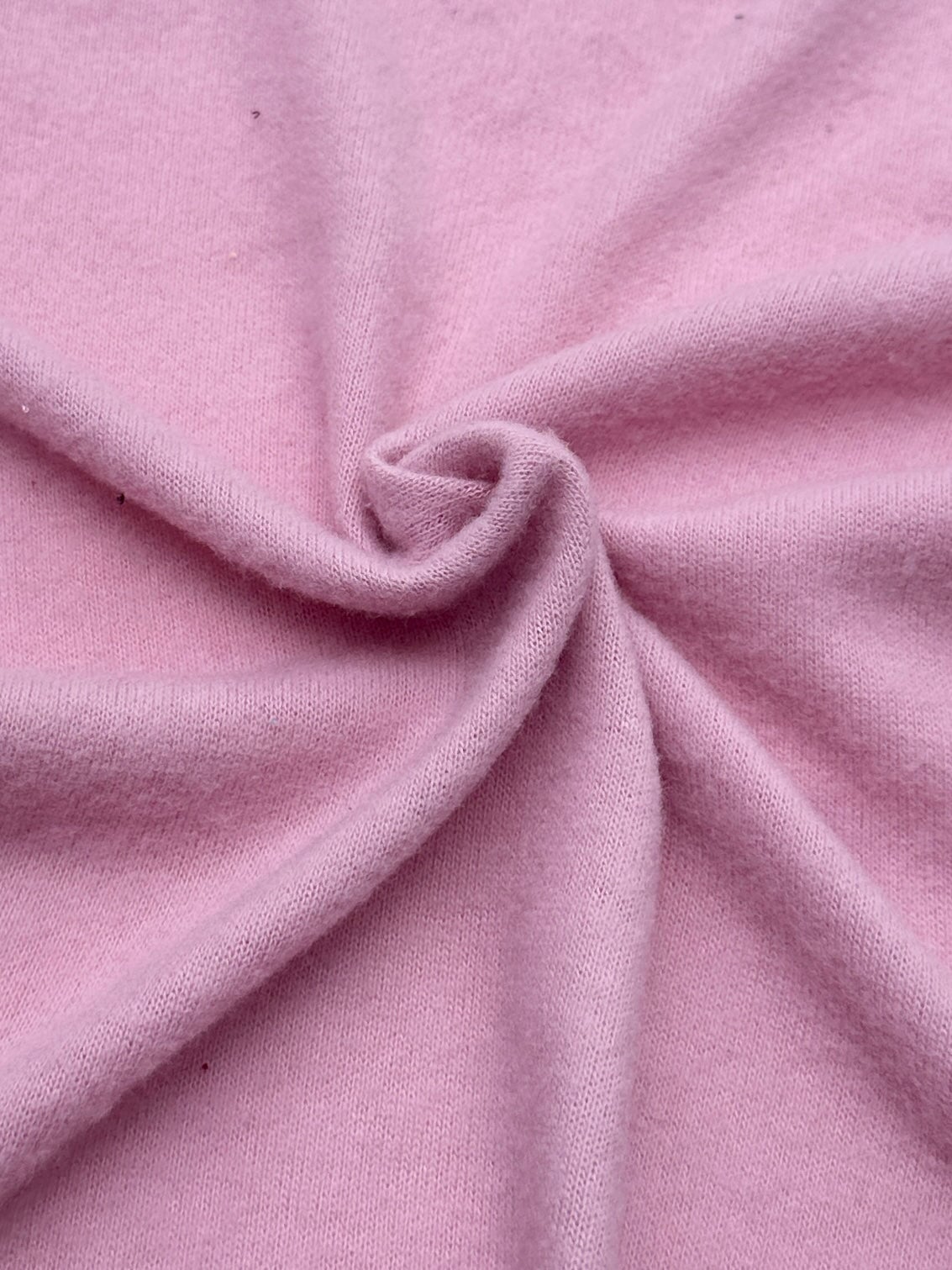 Buttery Spandex Faux Cashmere Knit Baby Pink