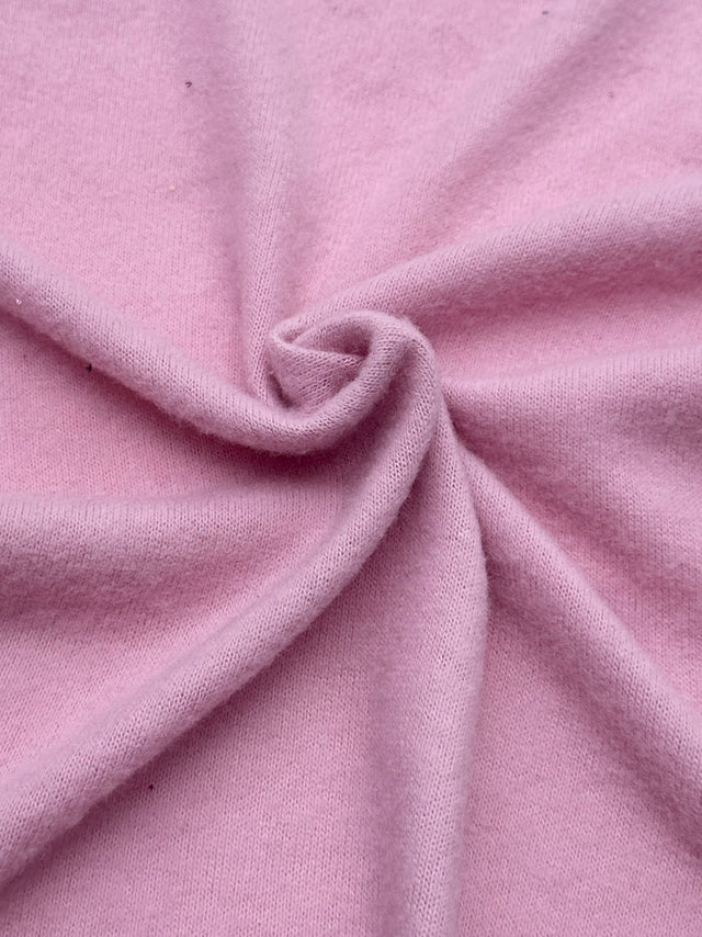 Buttery Spandex Faux Cashmere Knit Baby Pink
