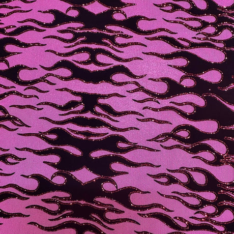Glitter Mesh Fabric 4-Way Stretch Nylon Spandex