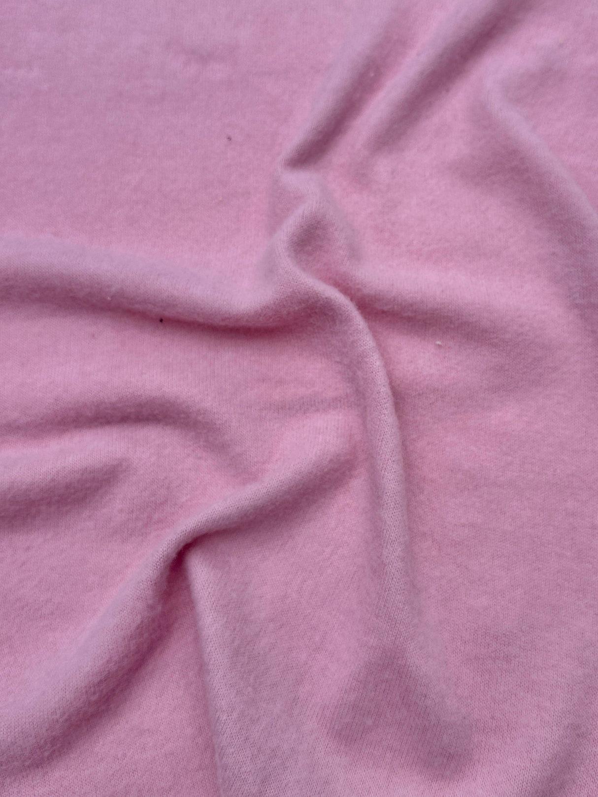 Buttery Spandex Faux Cashmere Knit Baby Pink