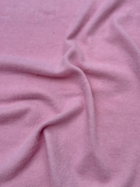 Buttery Spandex Faux Cashmere Knit Baby Pink