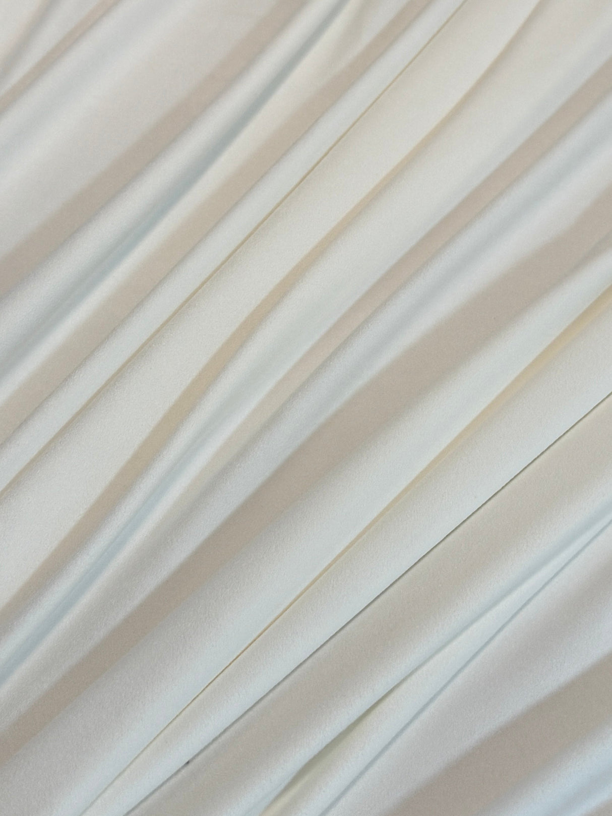 4-Way Stretch Techno Suede Ivory