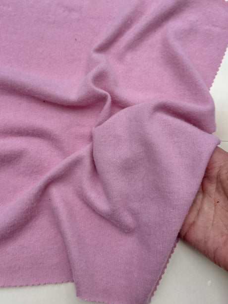 Buttery Spandex Faux Cashmere Knit Baby Pink