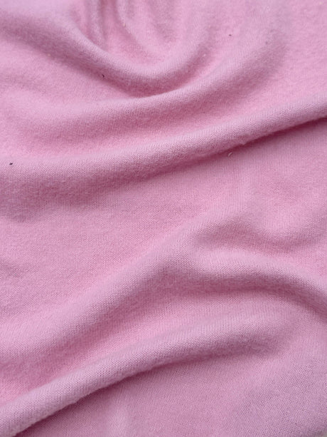 Buttery Spandex Faux Cashmere Knit Baby Pink