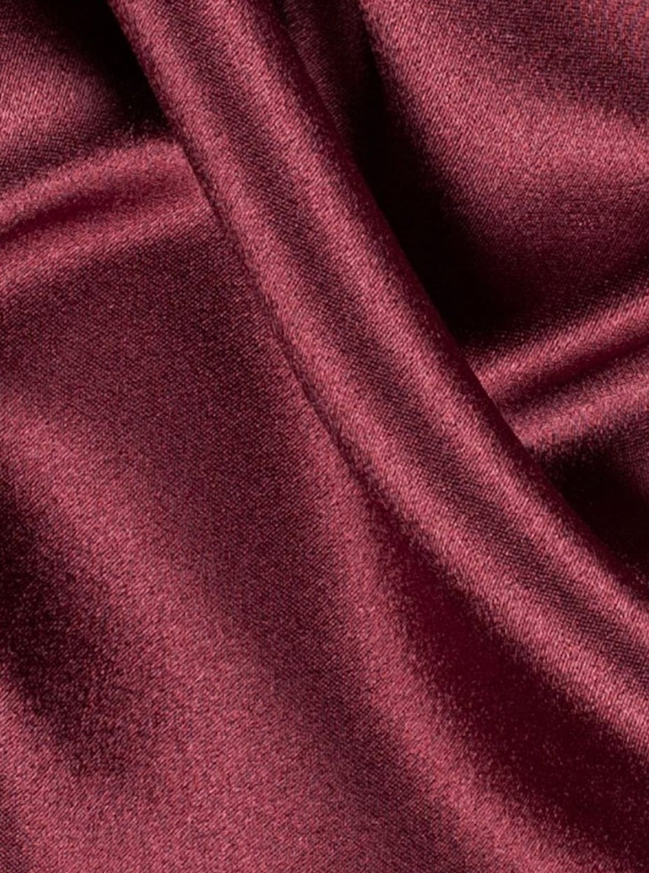 Burgundy Satin