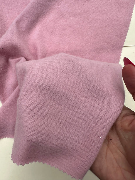 Buttery Spandex Faux Cashmere Knit Baby Pink
