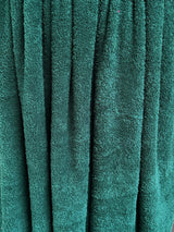 Hunter Green Terry Cloth Knit