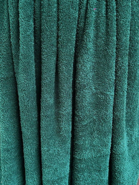 Hunter Green Terry Cloth Knit
