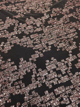 Sequin Lace Blush Pink Geometric Mosaic