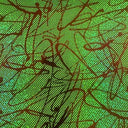 Foil Print Spandex Fabric Shattered Glass Scribble 60"
