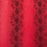 Faux Snake Skin Vinyl Fabric Viper Sopythana