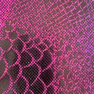 Foil Abstract Animal Shattered Glass Fabric