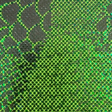Foil Abstract Animal Shattered Glass Fabric