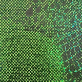 Foil Abstract Animal Shattered Glass Fabric