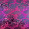 Nylon Spandex Double Foil Snake Print Fabric