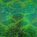 Nylon Spandex Double Foil Snake Print Fabric