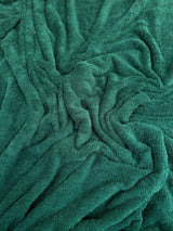 Hunter Green Terry Cloth Knit