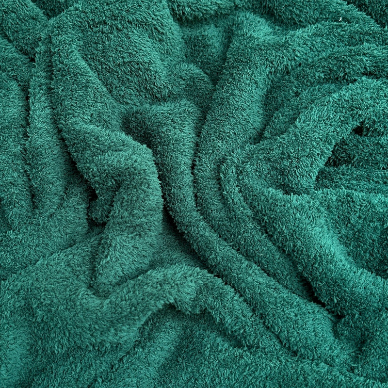 Hunter Green Terry Cloth Knit