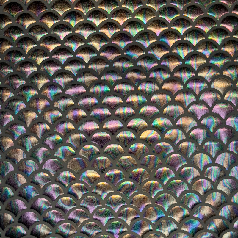 Polyester Spandex Mermaid Illusion Fabric White