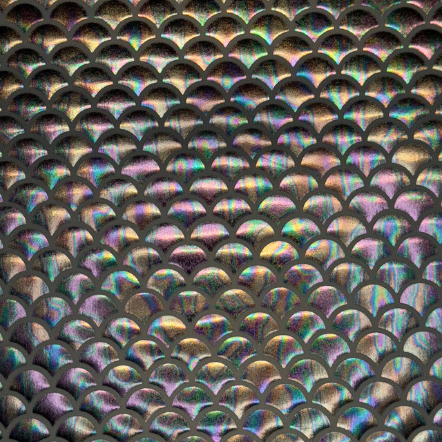 Polyester Spandex Mermaid Illusion Fabric White