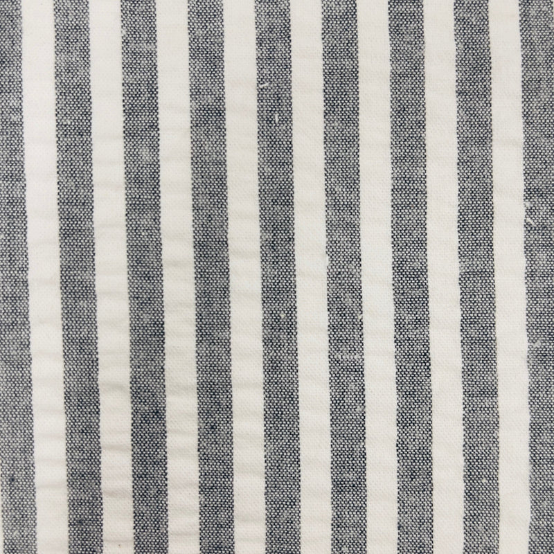 Cotton Spandex Seersucker Fabric 1/4" Stripes 50" Wide