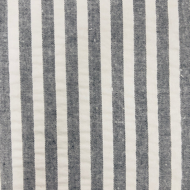Cotton Spandex Seersucker Fabric 1/4" Stripes 50" Wide