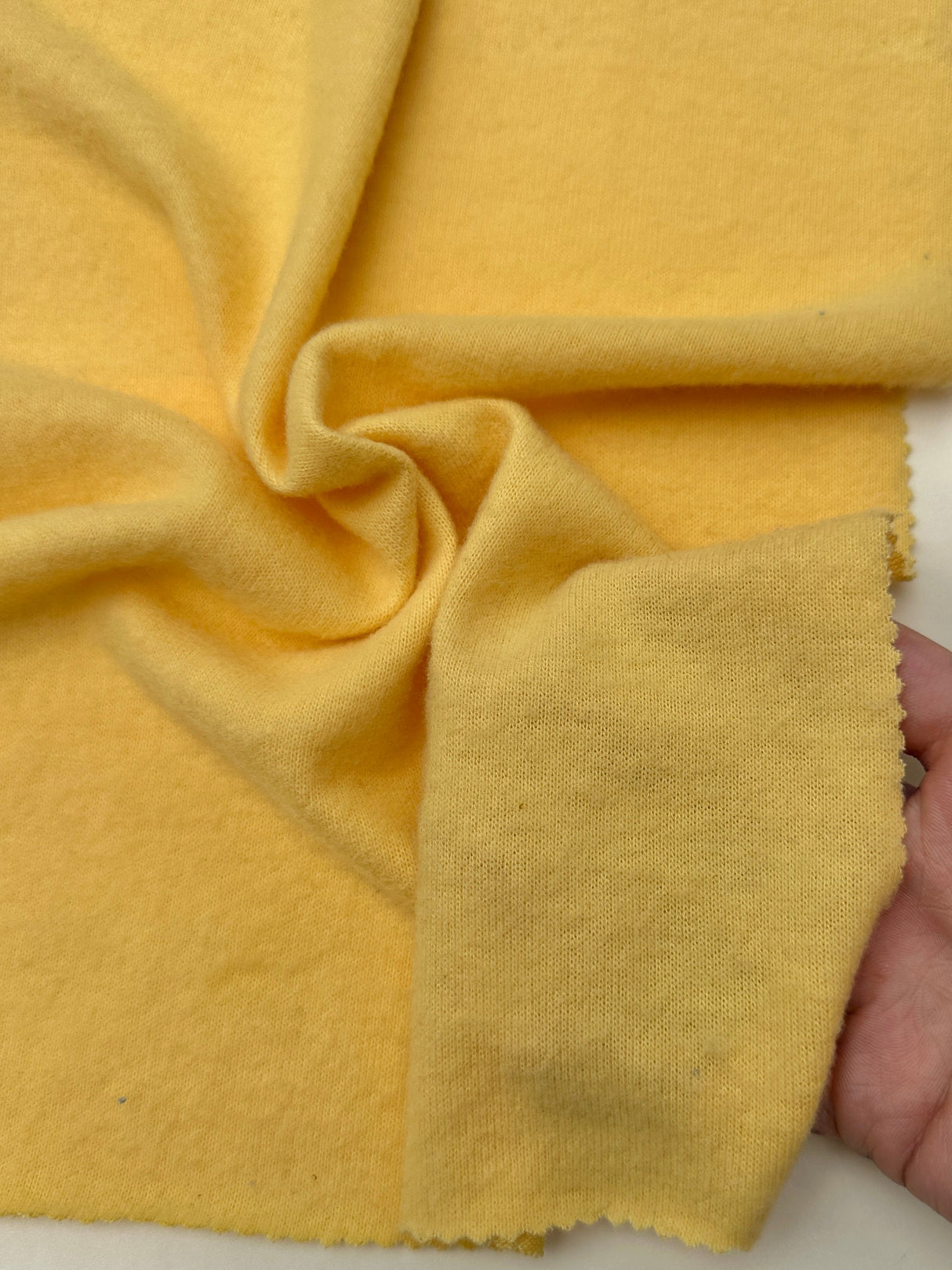 Banana Yellow Faux Cashmere Knit