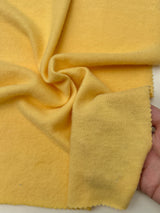 Banana Yellow Faux Cashmere Knit