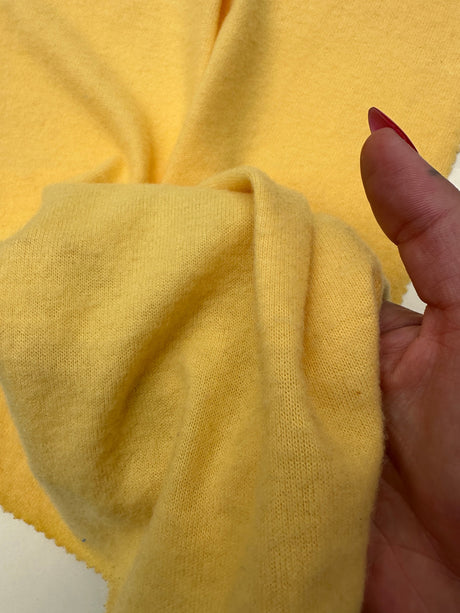 Banana Yellow Faux Cashmere Knit